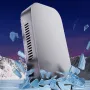 YOULAITE Thunderbolt5 SSD Case 80Gbps Intel JHL9480 Chip NVMe M2 SSD Case Aluminum Alloy Turbine Fan Cooling for Mac Linux Windows Compatible USB4 Thunderbolt4/3