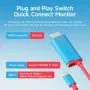 Hagibis Switch Dock for Nintendo Switch/OLED USB C to HD Cable Adapter 4K60Hz 100W PD for Laptop SteamDeck ROG Ally