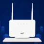 CPE106 300Mbps 4G Wireless Router Wireless Modem External Antenna with Sim Card Slot EU Plug for Home Travel Work