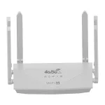 WR900 4G LTE 5G WiFi 6 Router with SIM Card Slot 6 High-Gain Antennas 4 Gigabit Ports 300Mbps High-Speed Wireless Plug and Play for Home Office