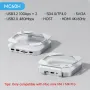 Hagibis MC60 MC60H USB-C Hub с корпусом M.2 SSD для Mac Mini M4/M4 Pro Stand Type-C Док-станция SSD Case USB3.2 Gen2 SD4.0 TF4.0 4K HD