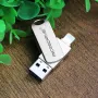 Microdrive 256GB USB3.0 Flash Drive Dual Interface Fast Transmission Speed Pendrive Mini Portable Memory U Disk for Phone TV Laptop