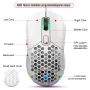 HXSJ Wired Keyboard and Mouse Set 61 Keys Gaming Keyboard 7 Colours backlight 4 DPI Stages White/Black Mouse