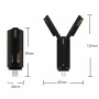 FENVI AX5400 WiFi 6E USB Adapter Dongle Tri Band 2.4G/5G/6GHz USB3.0 WiFi 6 Network Card with 2*2dBi Antenna for Laptop Win10/11 Driver Free