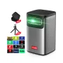 BlitzWolf® BW-VT2 ProMax DLP Mini Projector WIFI6 Android TV Bluetooth 5.0 Auto Focus Auto Keystone Correction Netflix YouTube Built-in Battery 3D Home Theater Outdoor Movie