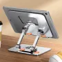 J18 Metal Tablet Stand Holder for iPad Pro for iPad Tablet Stand Adjustable Foldable Bracket Accessories Support Tablet Below 12\ for Samsung Huawei Xiaomi