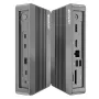 DOONJIEY Thunderbolt4 40Gbps Docking Station 12-in-1 USB C Hub HD 8K30Hz USB 3.2 Gigabit Ethernet SD&TF Card Slot 3.5mm Audio Triple Screen Laptop Hub