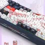 Redragon KS99 Tri-Mode Mechanical Keyboard with Multimedia Knob 98 Keys Gasket Structure RGB Backlit Hot Swappable 6000mAh Battery Wireless bluetooth Custom Gaming Keyboard