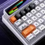 LEOBOG AMG65 Custom Mechanical Keyboard With TFT LED Screen 67 Keys Triple Mode Wireless/bluetooth/Wired Gasket Structure Hot Swappable RGB Gaming Keyboard with 8000mAh Battery