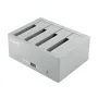 MAIWO 4 Bay HDD/SSD Case 2.5 3.5 Inch External Hard Drive Enclosure Case with Offline Clone HDD Docking Station for Pc laptop