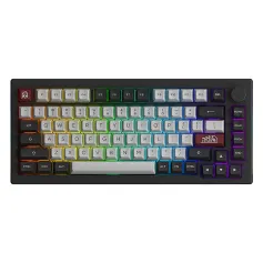 Akko 5075B Plus V2 Mechanical Gaming Keyboard 82 Keys Tri-mode Hot Swappable 3/5 Pin RGB Wireless Programmable 75% Layout Gaming Keyboard