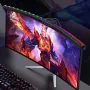 Curved/Straight Monitor Light Bar RGB Dynamic Pickup Stepless Dimming Adjustable Color Temperature Brightness Touch Control Eye Protection Gaming Desk Lamp