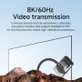 Hagibis 240W USB-C to C Adapter with Lanyard 80Gbps 90 Degree Converter 8K Video USB4 Adapter for MacBook iPhone 16 Pro Tablet