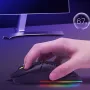 Delux M700 PMW3389 Wired Gaming Mouse 16000DPI RGB Light Honeycomb Shell Ergonomics E-sports Mice Lightweight 67g