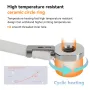 KINGROON V6 Voron Ceramic Kit Bimetallic Throat Pipe Three-Hole Hardened Steel Nozzle 320°C High Temperature 24V 3D Printer Parts