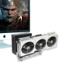 RONGDESON RDS004 External Graphics Card Dock Oculink PCIe 4.0 x16 40Gbps AMD NVIDIA GPU Compatibility Windows Linux Aluminum Alloy Gaming AI eGPU Enclosure