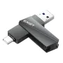 EAGET CF60 USB3.2 & Type-C Flash Drive 64G 128G 256G 150MB/s High Speed Pendrive Mobile Memory U Disk