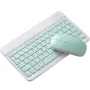 10 inch Mini bluetooth Keyboard and Mouse Set for iPad Xiaomi Huawei Phone Tablet Slim Wireless Mute Keyboard for Android IOS Windows