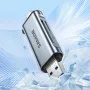 SAMZHE CRS22 USB3.2Gen1 Card Reader USB-A&Type-C Dual Interface OTG Adapter Dongle 5Gbps High Speed SD/TF Dual Slot for Smartphone Laptop Plug and Play