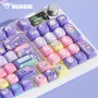 IBLANCOD 128 Keys Candy Planet PBT Keycap Set CSO Profile Sublimation Cuteness Custom Keycaps for Mechanical Keyboards