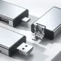 7-in-1 Multifunctional Card Reader Storage Box SD Card Micro SD Card Case OTG Adapter USB2.0 Type-C Adapter Card Storage Box