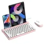 HXSJ-MK220 Wireless Keyboard and Mouse Set 78 Keys Film Keyboard 1600dpi Rechargeable Mute for Home Games