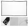 Bakeey 100/120Inch Easy White Projection Screen 16:9 Foldable Anti-wrinkle Wide-angle Screen for Outdoors Travelling Meeting