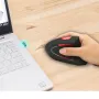 HXSJ T24 2.4G Wireless Vertical Mouse 800-1600-2400DPI Ergonomics 6-Keys Optical Gamer Mice for PC Laptop Computer