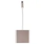 USB 3.1 конвертер USB-C в HD адаптер концентратор 3-в-1 Type-C в HDMI/USB 3.0/Type-C алюминиевый для Apple Macbook адаптер