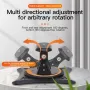 Universal Projector Mount 360° Rotation Adjustable Bracket 180° Tilt Desktop Wall Ceiling Mount Stand Holder for Camera Webcam Phone 5KG Loading