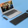 4-in-1 USB3.0 Hub Docking Station 4 Ports USB3.0 OTG Splitter Adapter for PC Laptop Phone