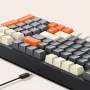 AIGUOXIN GK807 Tri-mode Mechanical Keyboard 96 Keys Hot Swappable Blue Switch RGB NKRO 2.4G/BT/Type-C Gaming Keyboard with Infinite Knob