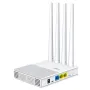 PLERY R623 4G LTE Router Wireless 300Mbps Fast Wired and Wireless Connections Support Micro SIM Card Slot WiFi Routers with Four High Gain Antennas