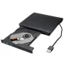 Harici USB 2.0 DVD RW CD Yazıcı İnce Optik Sürücü Yazıcı Okuyucu Oynatıcı PC Dizüstü Bilgisayar İş Ofisi İçin