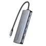 ESSAGER 6'sı 1 arada Tip-C Yerleştirme İstasyonu M.2 NVMe Muhafazası / USB3.2 Gen2*2 / PD100W USB-C / USB-C Veri / HD1.4 Çoklu Bağlantı Noktalı Ayırıcı Adaptörü PC Dizüstü Bilgisayar TV Bilgisayar için