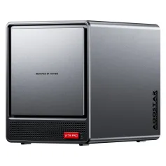 AOOSTAR WTR Pro NAS Mini PC Intel Alder Lake N100 Quad-Core 16GB/32GB DDR4 RAM 512GB/1TB SSD 4 Hot-Swap HDD Bays 90T Storage Dual 2.5G Ethernet Ports Windows 11 4K Triple Screen Display Mini Computer