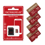 Microdrive TF Card C10 High Speed U3 256G/128G/64G Flash Memory Card for Phone Camera Driving Recorder Drone