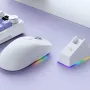 Ratón inalámbrico trimodo Ajazz AJ139 Max con chipset PAW3395 para juegos, 26 000 DPI, RGB, 2,4 G, Bluetooth y cable, para deportes electrónicos, ligero, 58 g