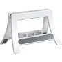 Adjustable Vertical Laptop Stand for Office Desk Space Optimization Notebook and Tablet Holder
