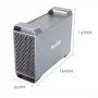 MAIWO Dual Bay 3.5-inch HDD Disk Array Hard Drive Box RAID Array Box SATA To USB 3.0 Disk External Box Four RAID Modes with Fan