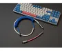 MechZone ハンドメイドコイルケーブル キーボードコイル Type-C ミニUSB DIYコイルケーブル データケーブル USB C 航空コネクタ メカニカルキーボード用