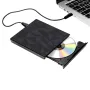 Mechzone ポータブル USB3.0 Type-C 光学ドライブ ブラック トレイタイプ 外付け DVD-RW 最大24倍速高速データ転送 Win XP Win 7 Win 8 Win 10 Mac用