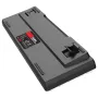 Teclado mecánico con cable HXSJ V900WB de 61 teclas, interruptor cian, luz RGB, diseño del 60 %, teclado para juegos para el hogar y la oficina.