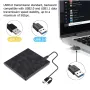 Mechzone ポータブル USB3.0 Type-C 光学ドライブ ブラック トレイタイプ 外付け DVD-RW 最大24倍速高速データ転送 Win XP Win 7 Win 8 Win 10 Mac用