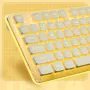 LANGTU LT600 104 Keys 2.4G RGB Wireless Keyboard Mechanical Feel Membrane Touch Silent Wireless Waterproof Keyboard for PC Laptop Office