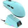 Ajazz AJ159 APEX Gaming Gamer Mouse PAW3950 Tri-Mode Wireless 2.4G bluetooth Lightweight 400mAh Battery with RGB Magnetic Charging Base