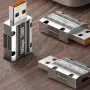 120W Type-C to USB3.0 OTG Adapter 10Gbps High-speed Transmission USB Male to Type-C Female Connector for Mobile Phone PC Laptop Tablet
