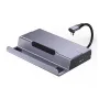 7-in-1 USB-C Steam Deck Docking Station with M.2 NVME SSD Card Slot HUB Type C to HD 4K60Hz 1000M Gigabit Ethernet USB 3.0 Hub for Macbook