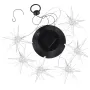 6cm Ball/Hummingbird/Sea Urchin/Butterfly Solar Wind Chime Light Waterproof Home Bedroom Decoration Supplies
