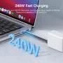Hagibis USB4 Data Cable 40Gbps USB C to C Short Cable PD 240W 8K 60Hz for TB3/4 15 Pro Max SSD Power Bank